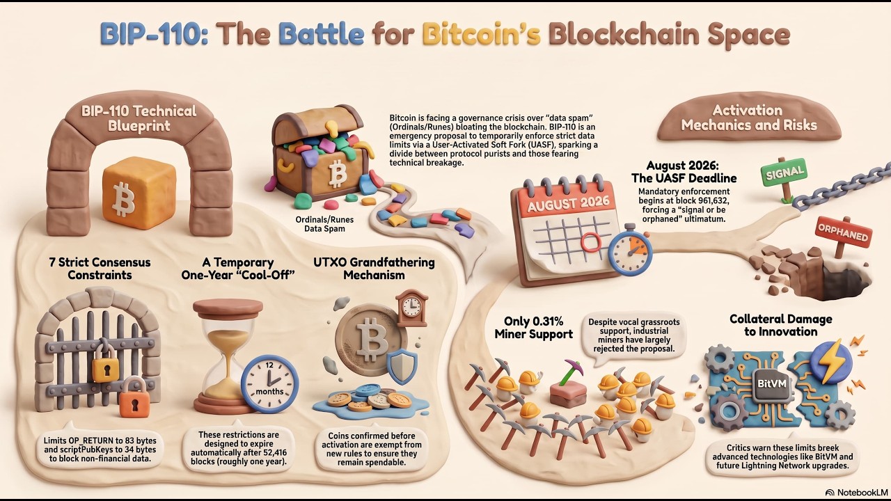 Кризис BIP 110: скрытая гражданская война в сети Bitcoin