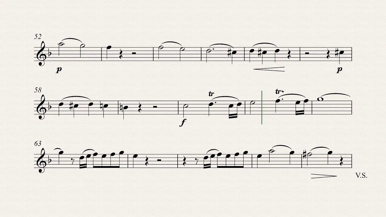 Haydn: Concerto in E flat for Trumpet Bb  _ 1º and. (orchestra accompaniment )