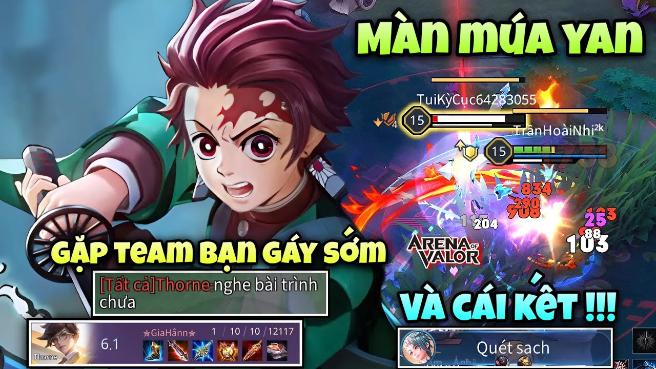 Màn Múa Yan Với 2 Build Nửa Dame Nửa Tank Và Full Dame Gặp Thanh Niên Gáy Sớm Và Cái Kết !!!