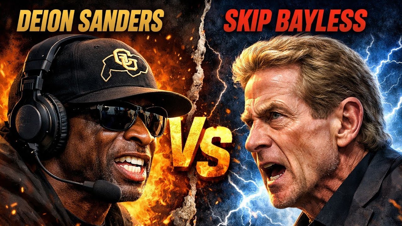 Deion Sanders confront Skip Bayless over false accusations put in his book..