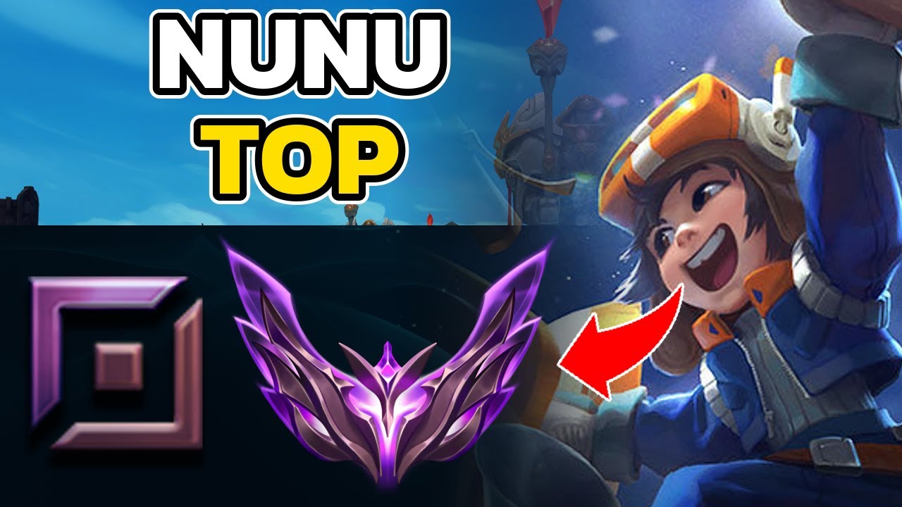 NUNU TOP MASTER GAMEPLAY, LOL OFF-META BUILD/GUIDE, HOW TO PLAY NUNU TOP