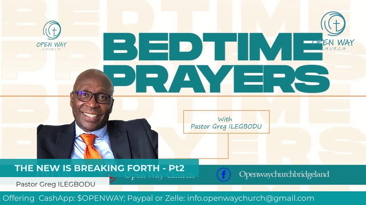 THE NEW IS BREAKING FORTH - Pt2
