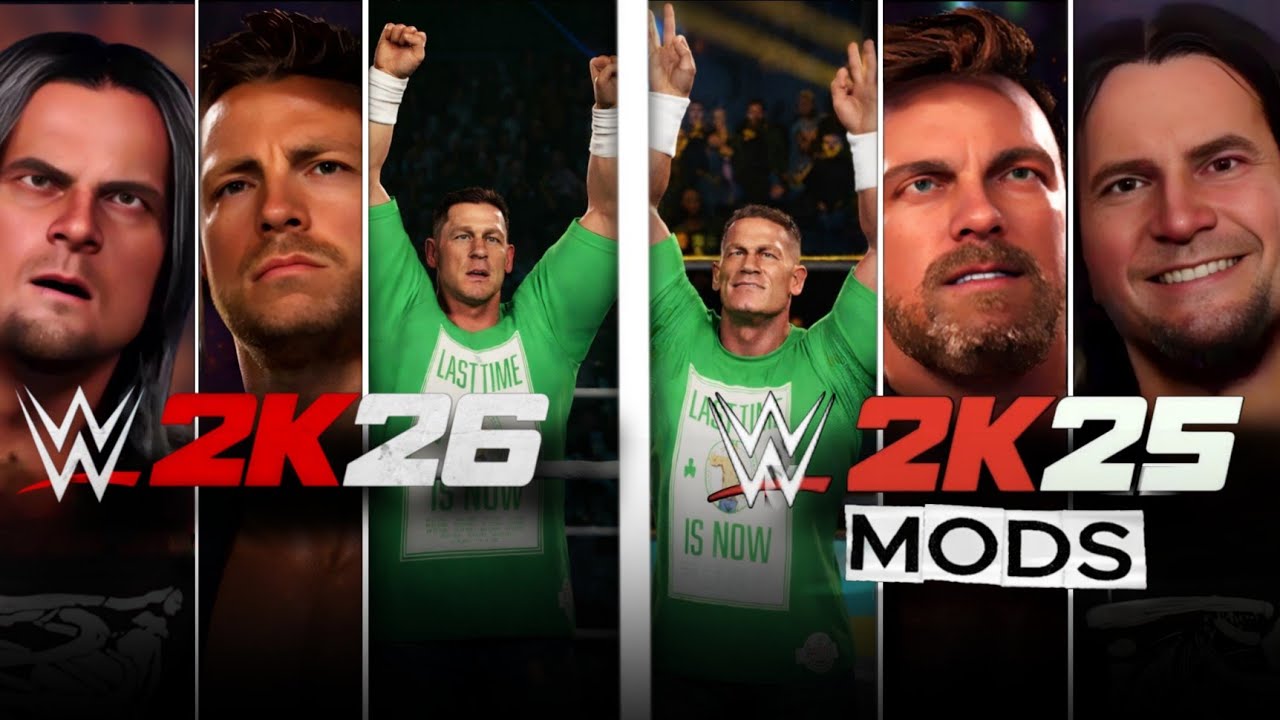 WWE 2K26 vs WWE 2K25 - INSANE Mods Comparison!