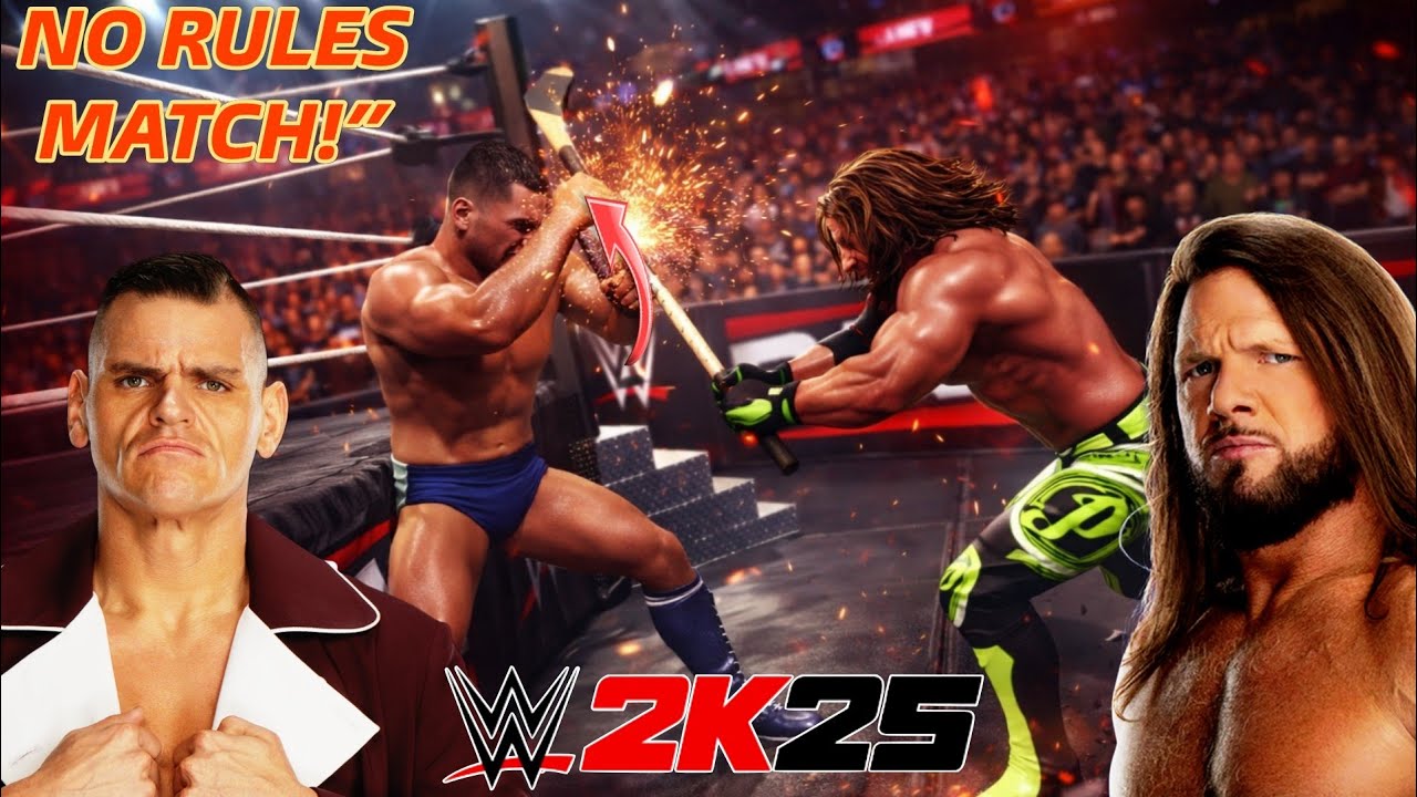 WWE 2K25 AJ Styles vs Gunther | Brutal Match | Gunther Vs AJ Style 