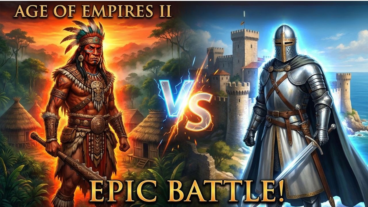 Age of Empires II  | NOOB Sicilia vs Mapuches PL