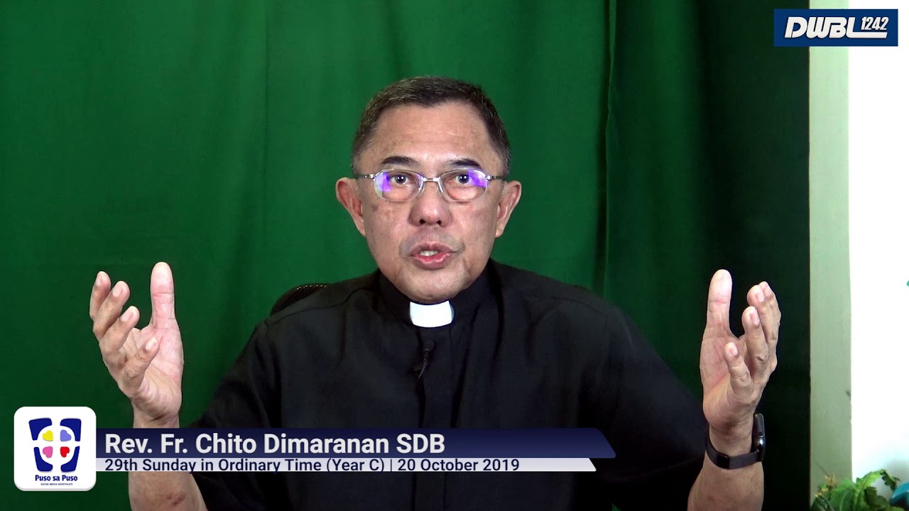 29th Sunday in Ordinary Time (Year C) | 20 October 2019