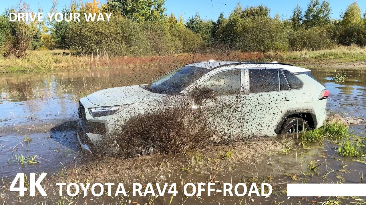 TOYOTA RAV4 HYBRID OFF ROAD TEST in the Mud, Sand, and Water// RAV4 ADVENTURE DRIVING REVIEW