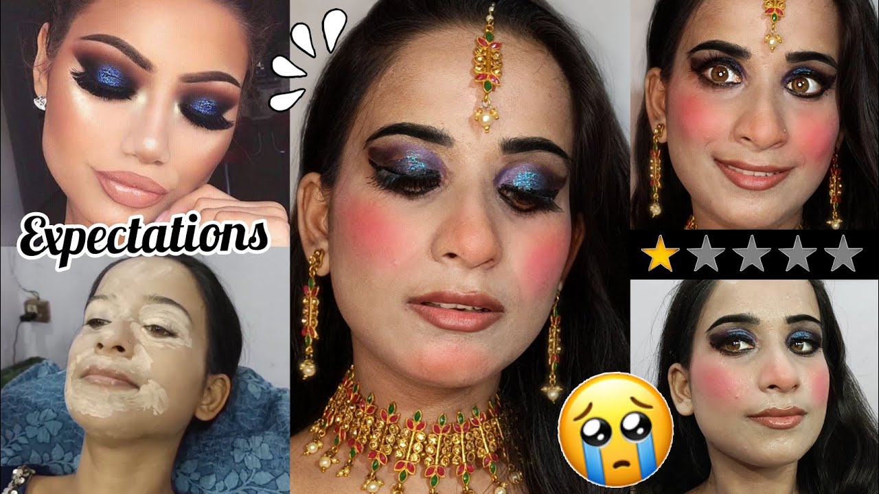 बाप रे 😱 Parlour वाली आंटी जी ने तो मुझे डायन ही बना डाला 😭 || WORST REVIEWED MAKEUP ARTIST IN INDIA