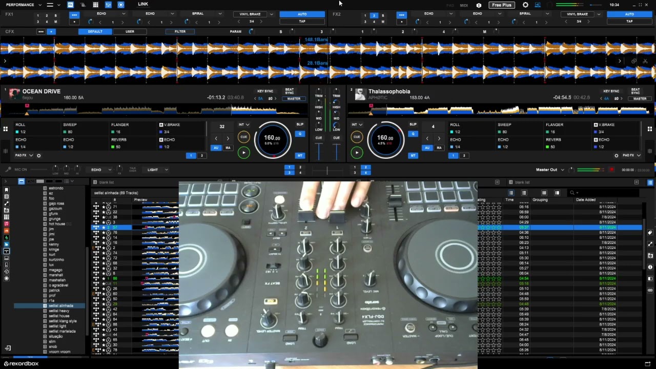 Hard Techno Set #1 on a DDJ-FLX4