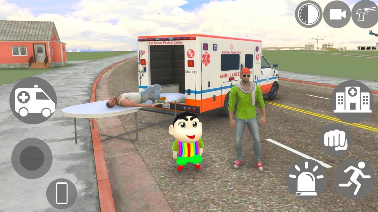 🔥 Ambulance Help Franklin To Go Hospital 💥🚑 Indian Bike Driving 3d Game 🎮 Video