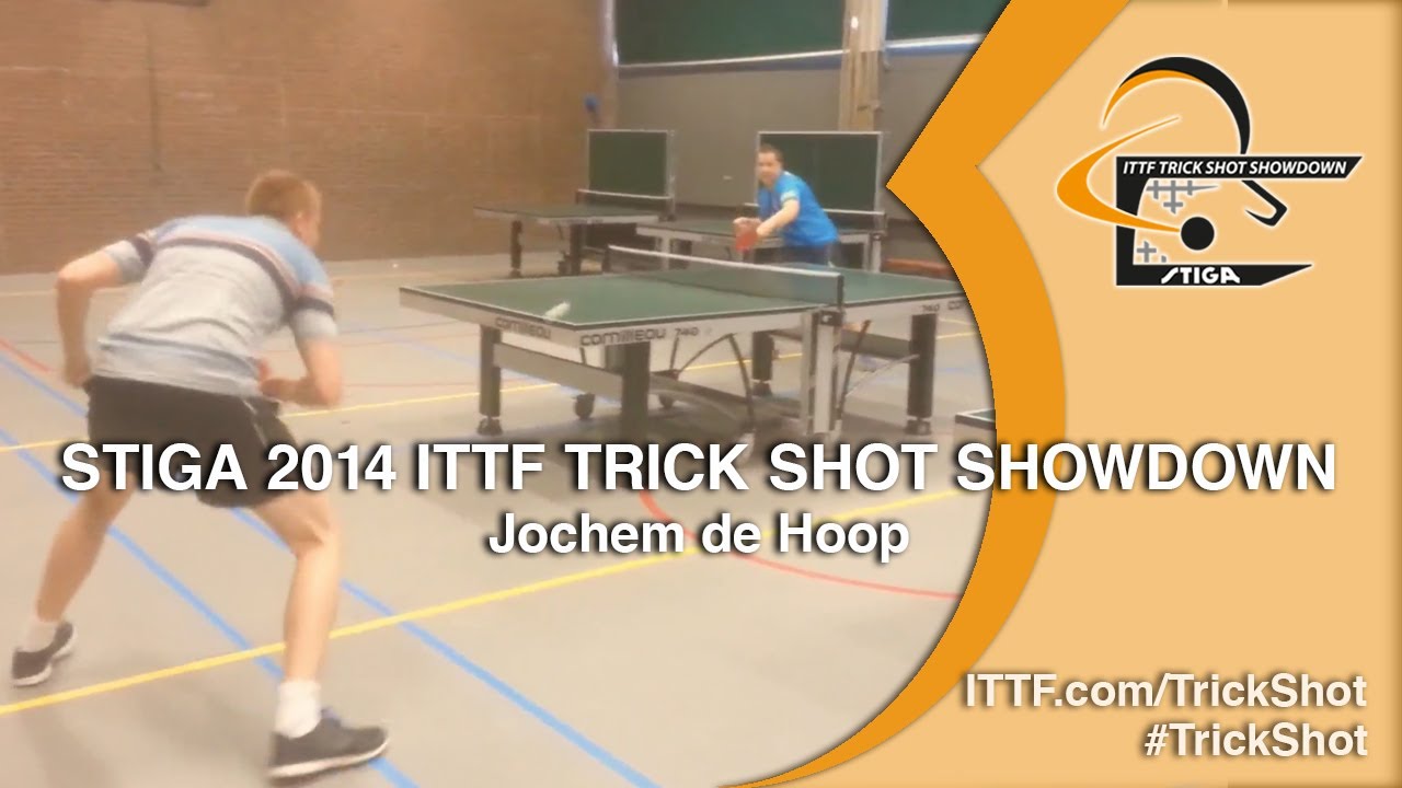 Jochem de Hoop - STIGA 2014 Table Tennis TrickShot Showdown