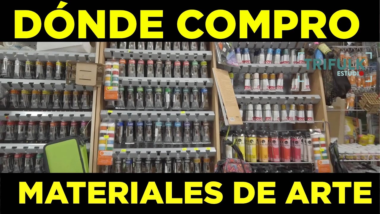 Dónde compro materiales para arte en la Ciudad de México