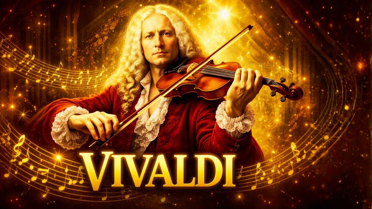 🎬Vivaldi Inspired Solo Violin Masterpiece 🎻 | Baroque Fire Allegro (No Piano, No Drums)
