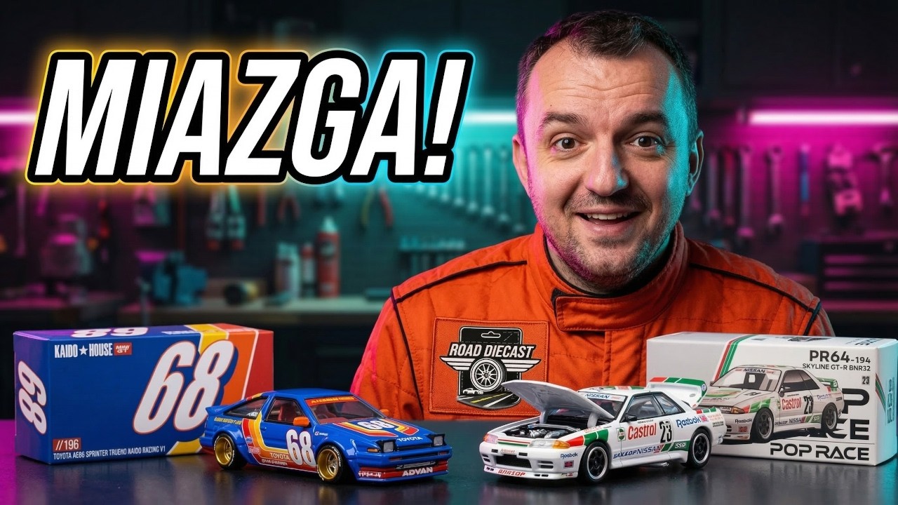 TA PACZKA TO MIAZGA! 🔥 Otwieram nowości z Road Diecast! (RWB, Kaido, Pop Race)