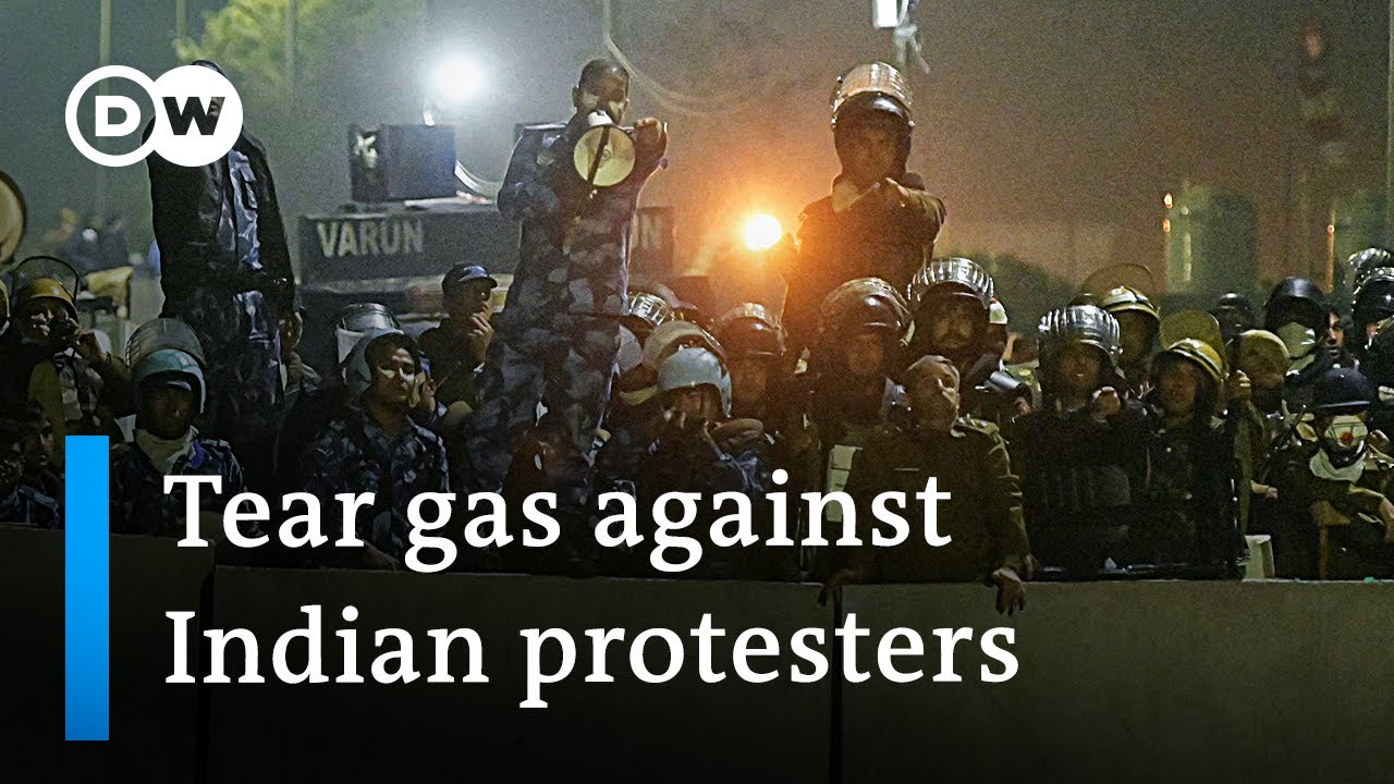 India: Farmers march on Delhi demanding guaranteed crop prices | DW News