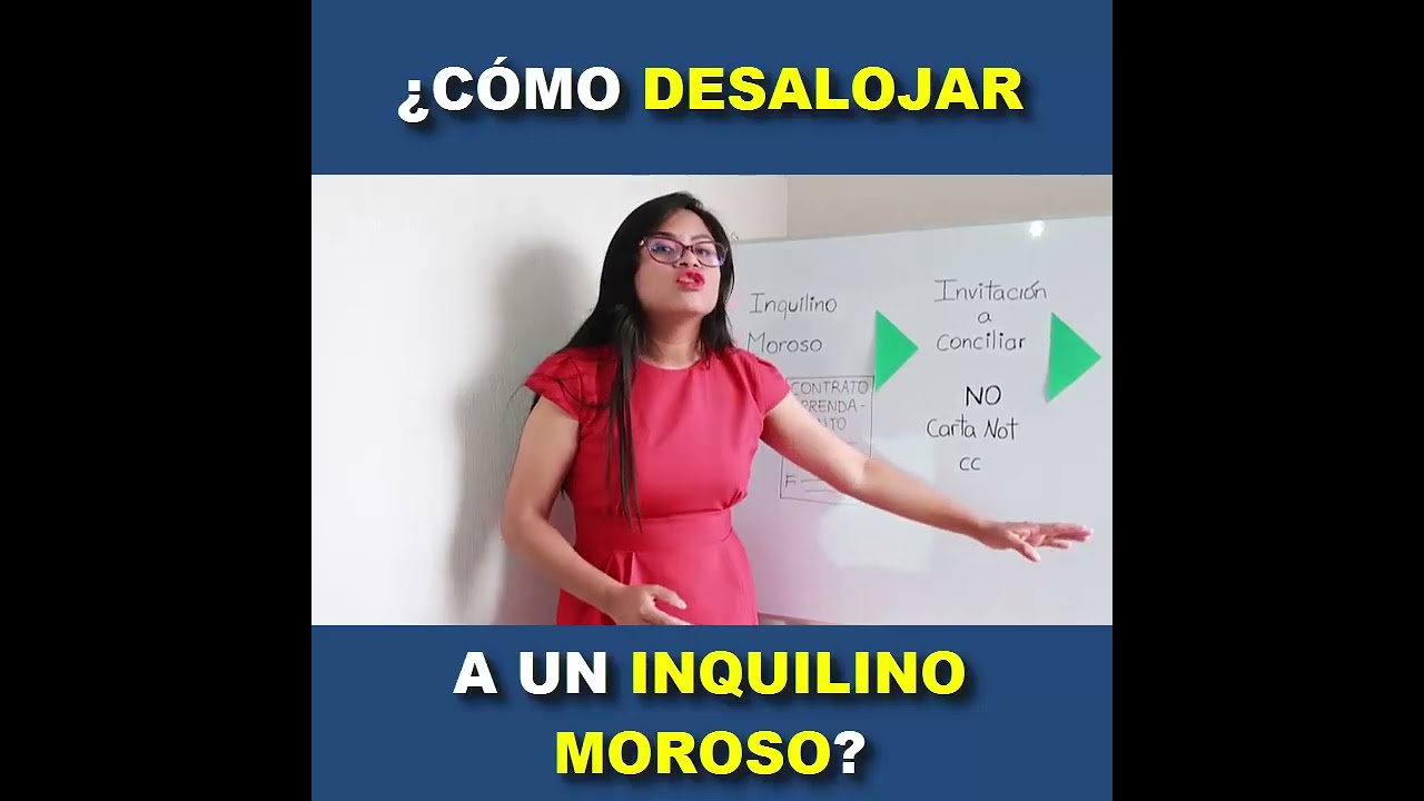 ¿CÓMO DESALOJAR AL INQUILINO MOROSO?
