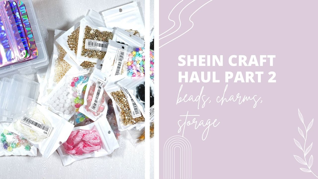 Shein Craft Haul, часть 2 — Бусины и подвески 🛍