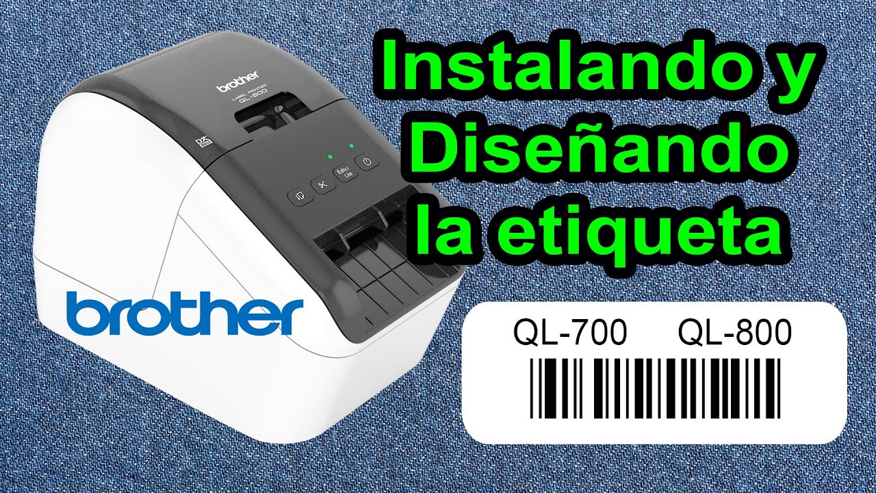 Imprime tus etiquetas BROTHER-QL 800 FÁCIL Y RÁPIDO