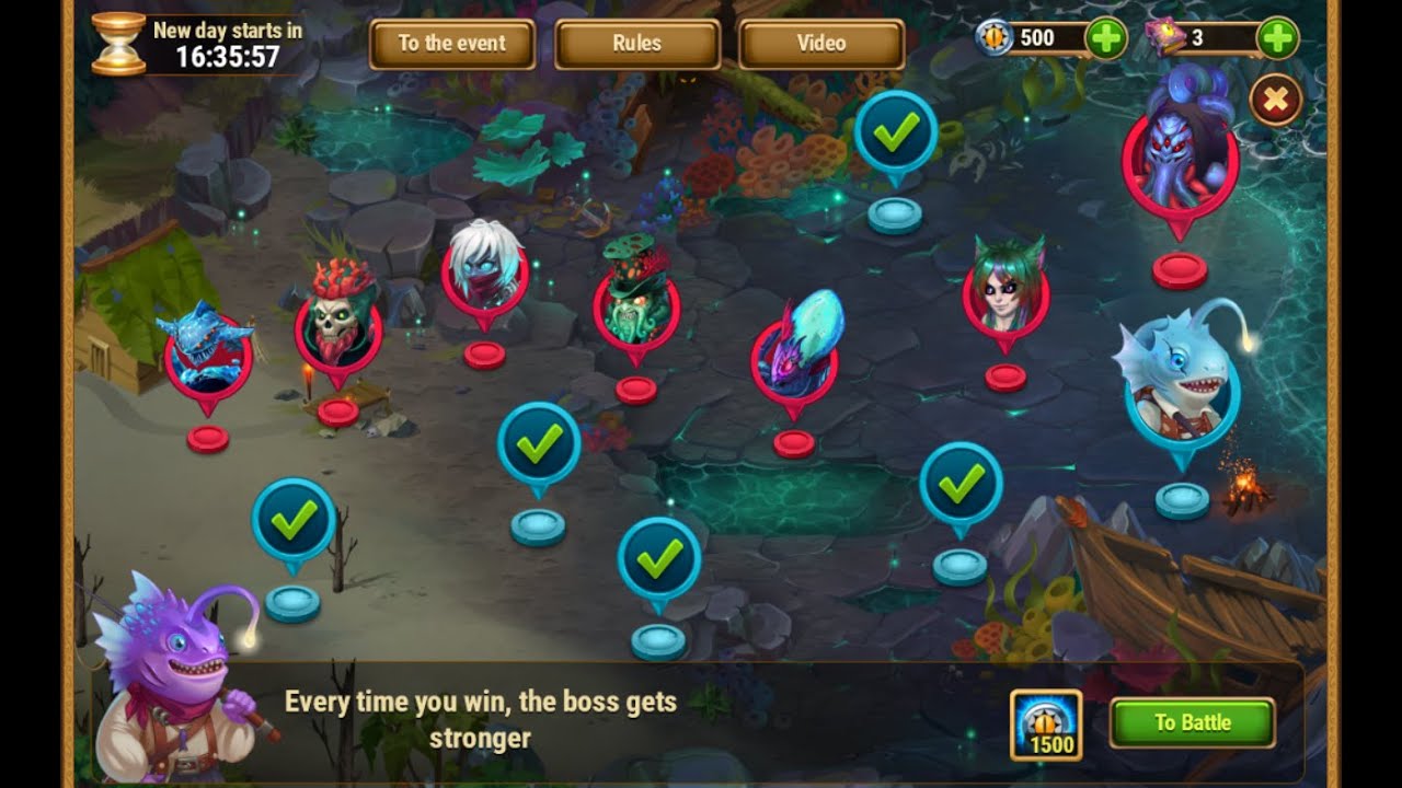 Depths of Horror: all Boss fights (level 150-250) [Part 1, shop is Part 2]