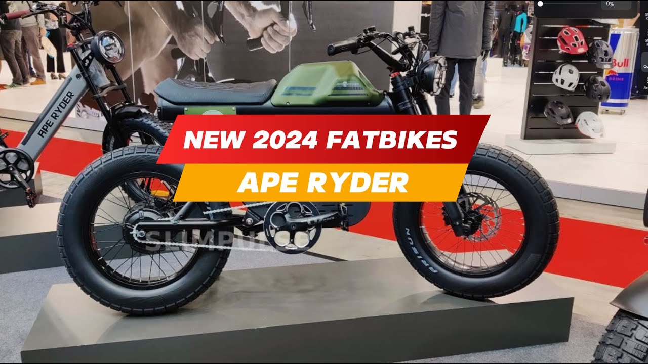 Ape Ryder's 2024 Fatbike / Fat Tire e-bike lineup revealed!
