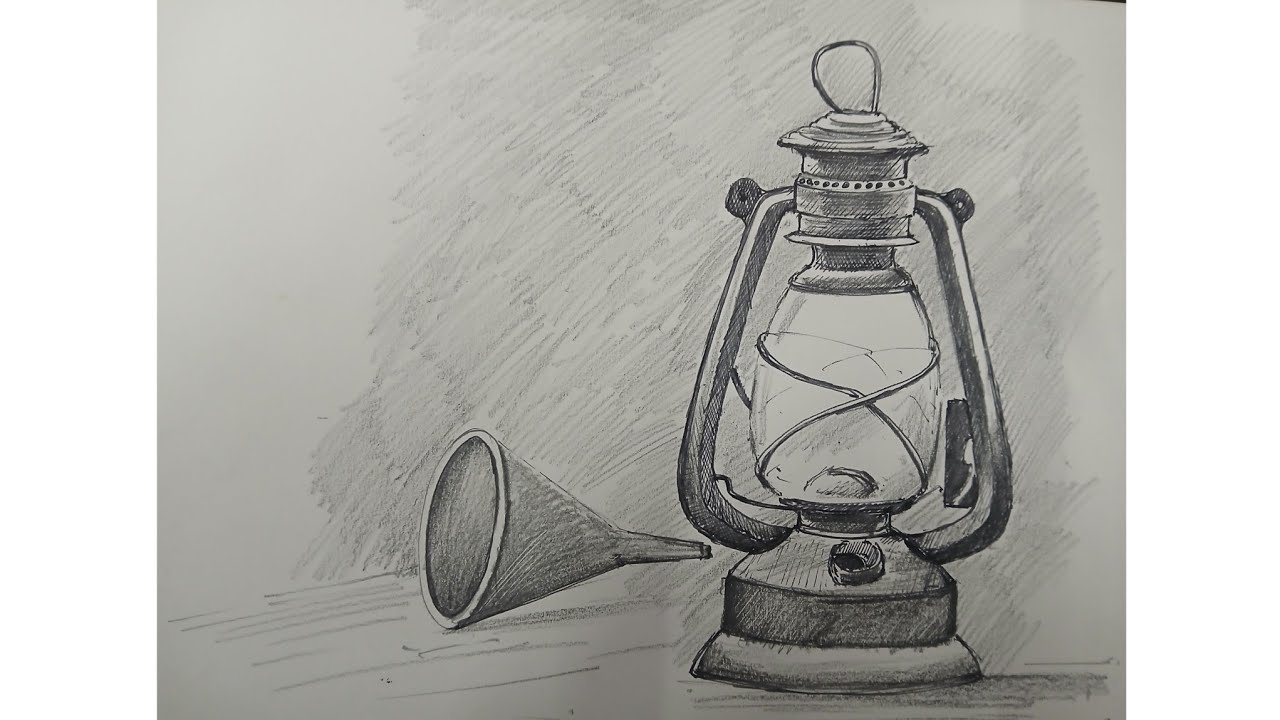 Still life sketch with pen | Easy still life drawing | still life Pen sketch with shading |