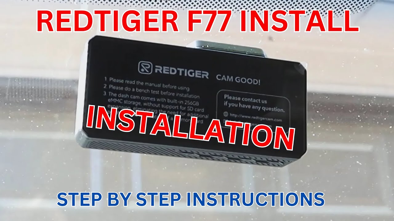 Install the Redtiger F77 Like a Pro – Full Dash Cam Setup Tutorial