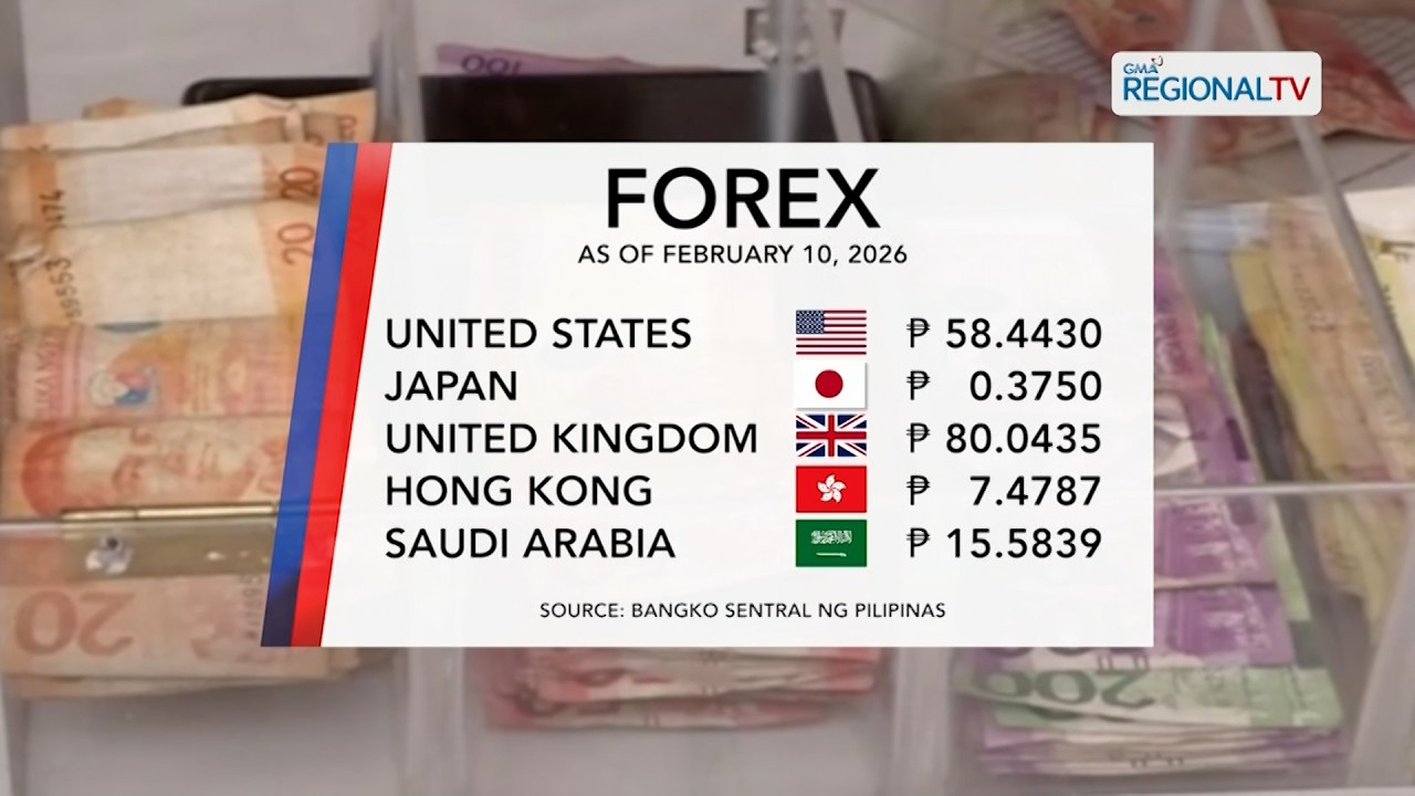 Foreign Exchange Rate (February 10, 2026) | One North Central Luzon