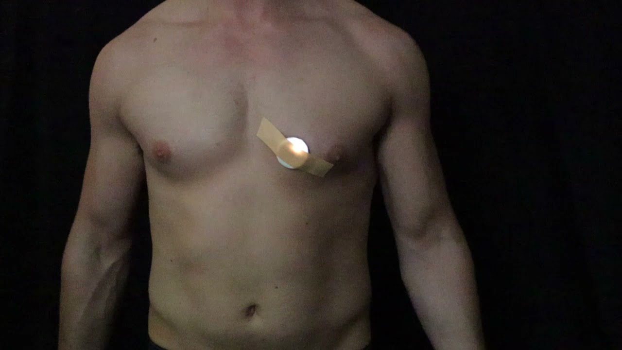 Accelerated Heartbeat From Workout - Male