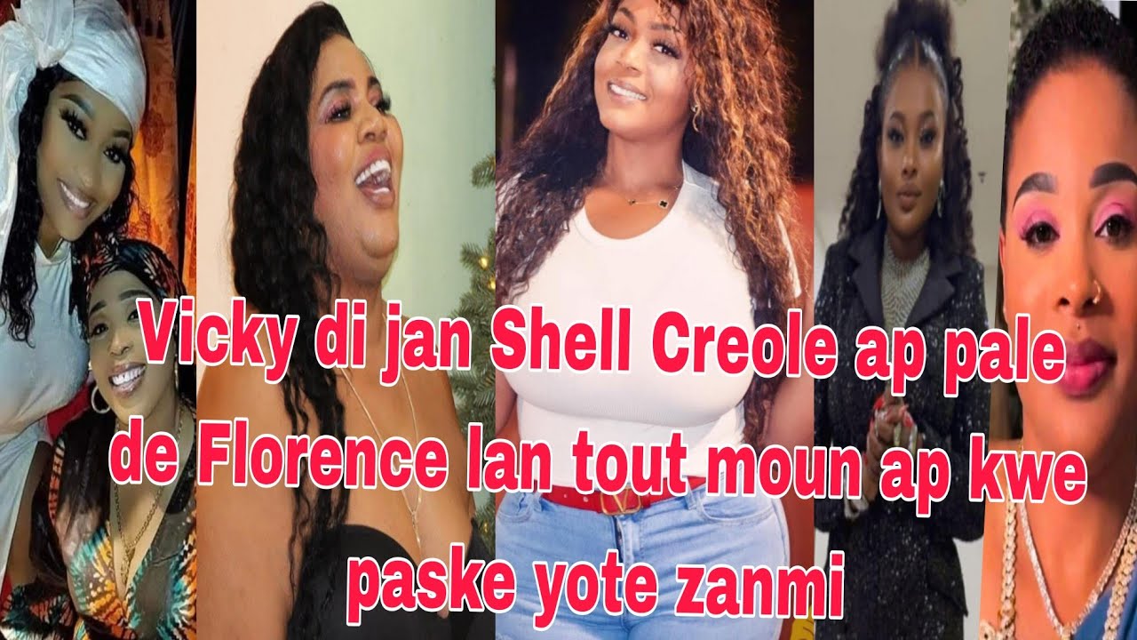 Blondedy mele moun gen problem avel tout kote pase/Vicky reaji sou zen Shell ak Florence lan