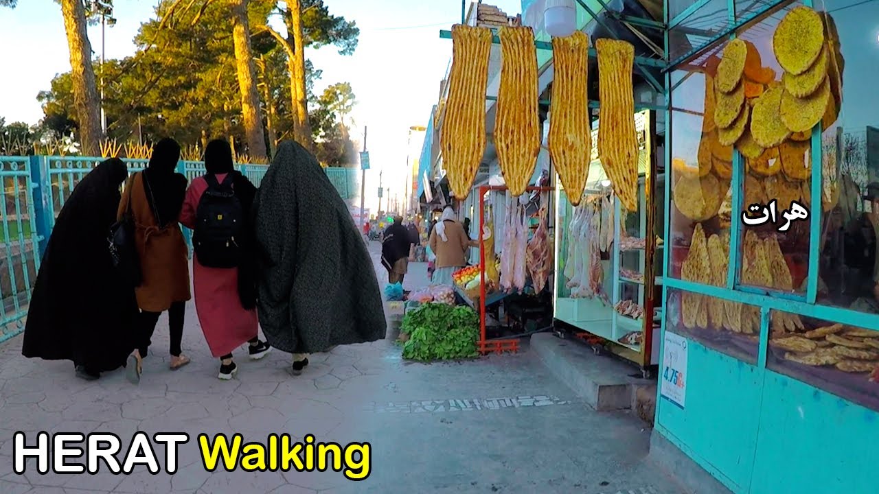 Walking in Herat City | Taliban Rule | AFG