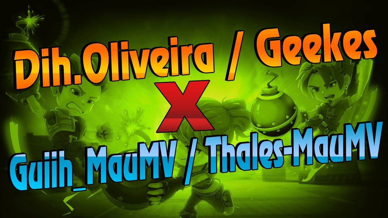 Dih.Oliveira / Geekes 5 x 0 Guiih_MauMV / Thales_MauMV - 2&deg; Campeonato de BombBuddies (2x2)