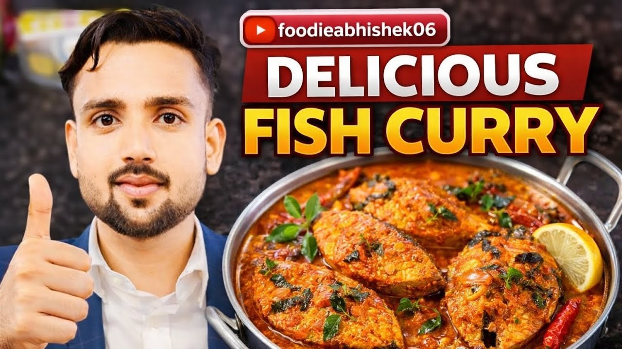 Desi Fish Curry Recipe | Ghar Jaisi Swadisht Machhli Curry 😋 | foodieabhishek06