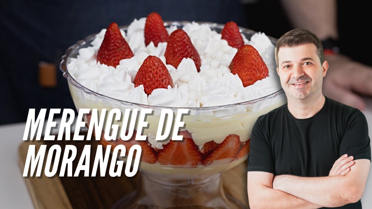 MERENGUE DE MORANGO 🍓