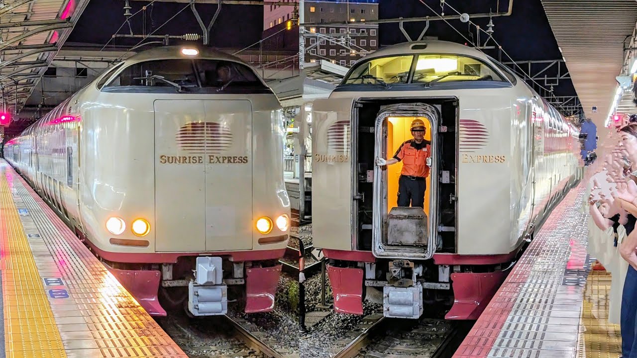 【連結映像】寝台特急サンライズ瀬戸・出雲号の連結シーン | 岡山駅 | 連結シリーズvol.10 | 4K