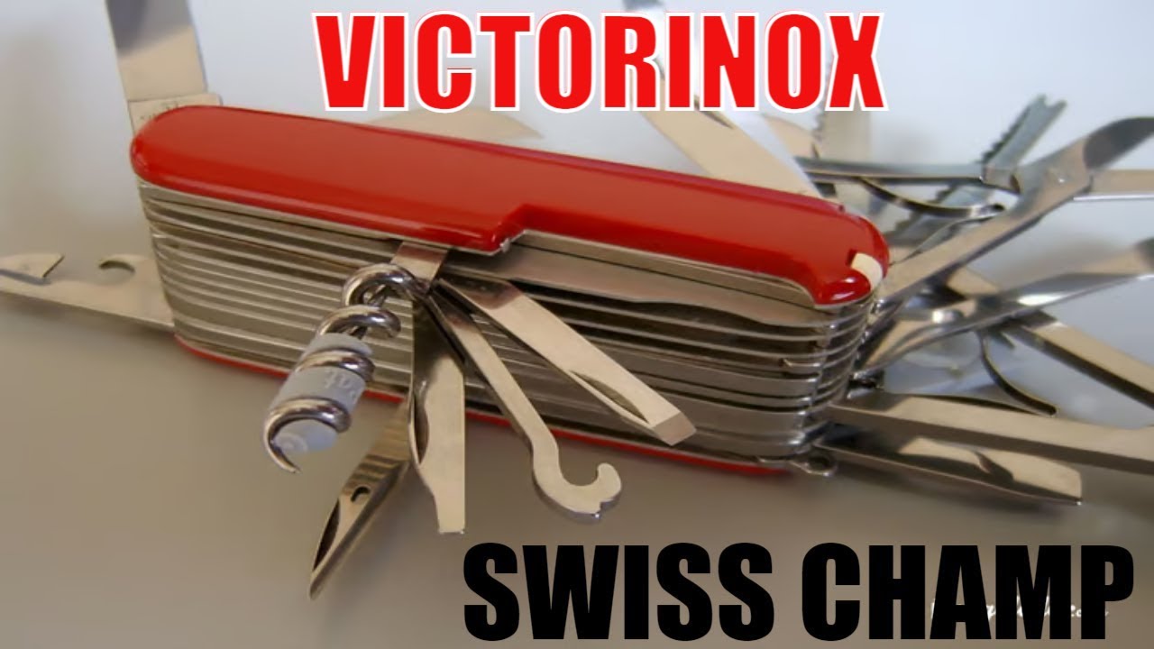 VICTORINOX SWISS CHAMP Mi nueva navaja. Sueño cumplido #edc #victorinox #knife
