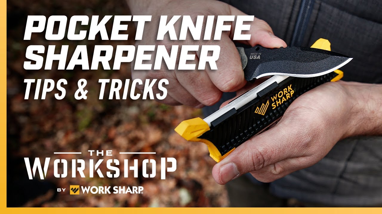Как пользоваться точилкой для карманных ножей Work Sharp