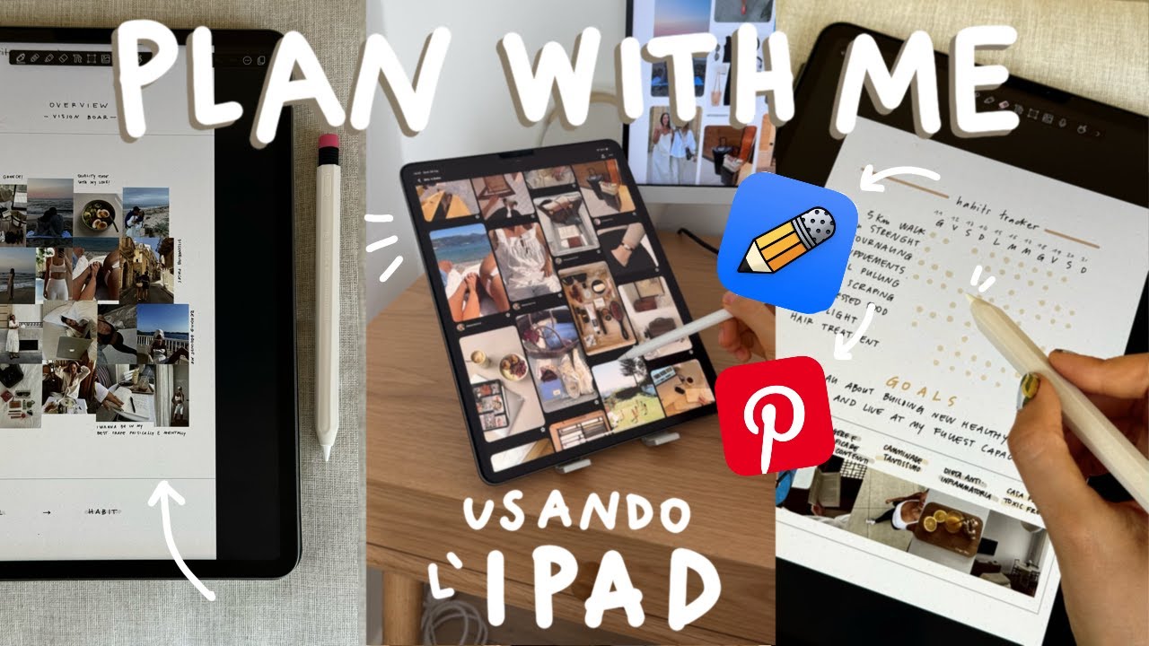 Come uso l'IPad per raggiungere i miei obiettivi lavorativi & di benessere✏️ Life Update & Tutorial