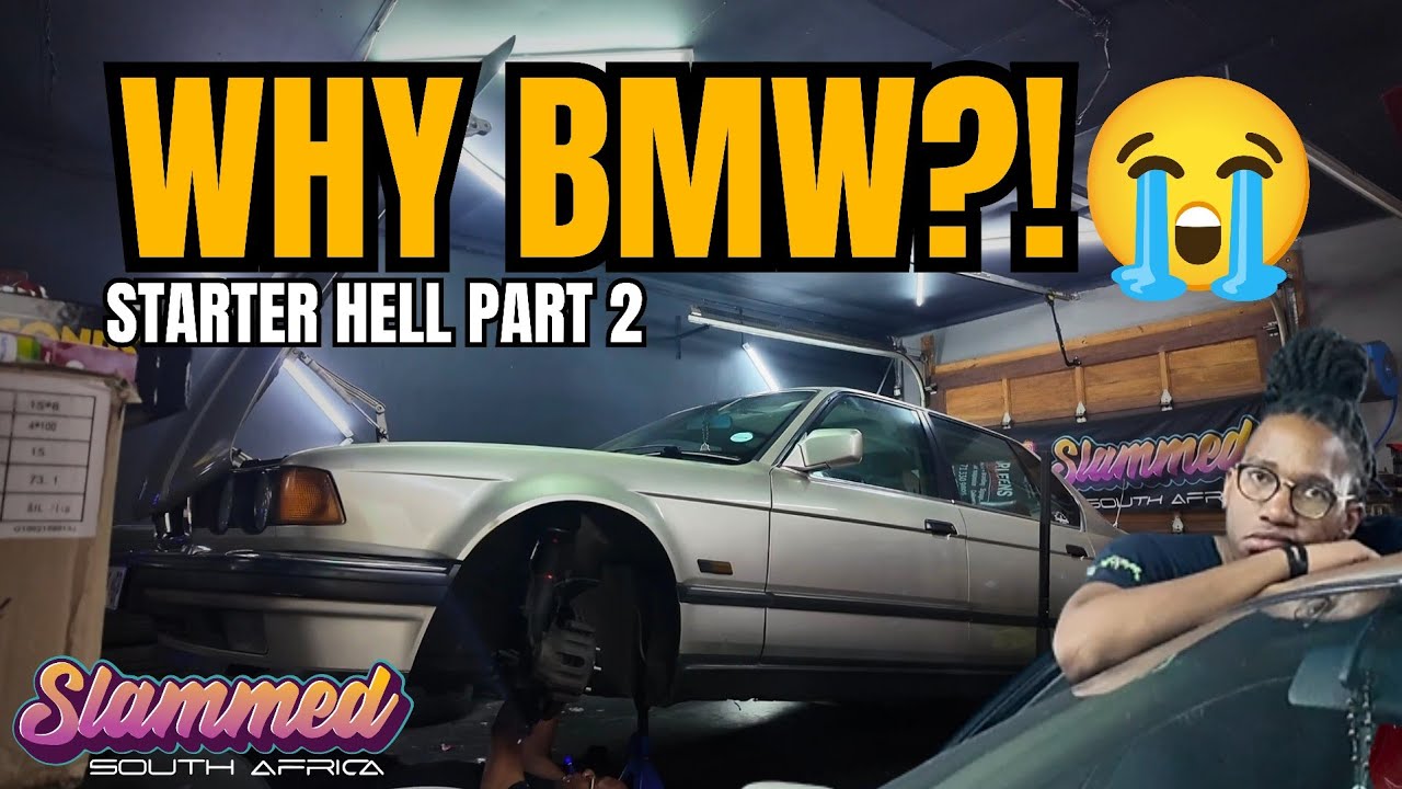 BMW E32 750iL V12 Starter Replacement FAIL! Don’t Make This Mistake (Part 2)