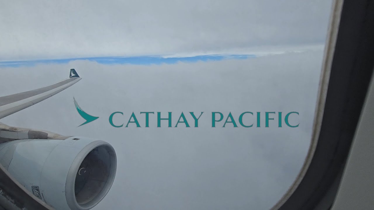 Cathay Pacific CX730 A330-343 Approach & Landing into Hong Kong during Bad Weather