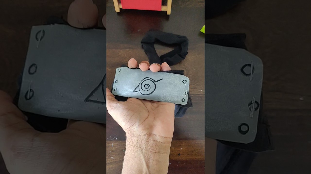Naruto headband DIY #naruto #headband