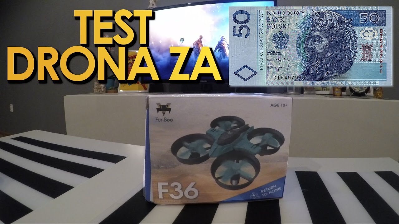 Furibee F36 - TEST DRONA ZA 50 ZŁ