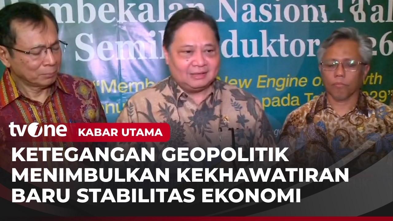 Di Tengah Guncangan Konflik Geopolitik, Airlangga Nilai Ekonomi Indonesia Relatif Kuat | Kabar Utama