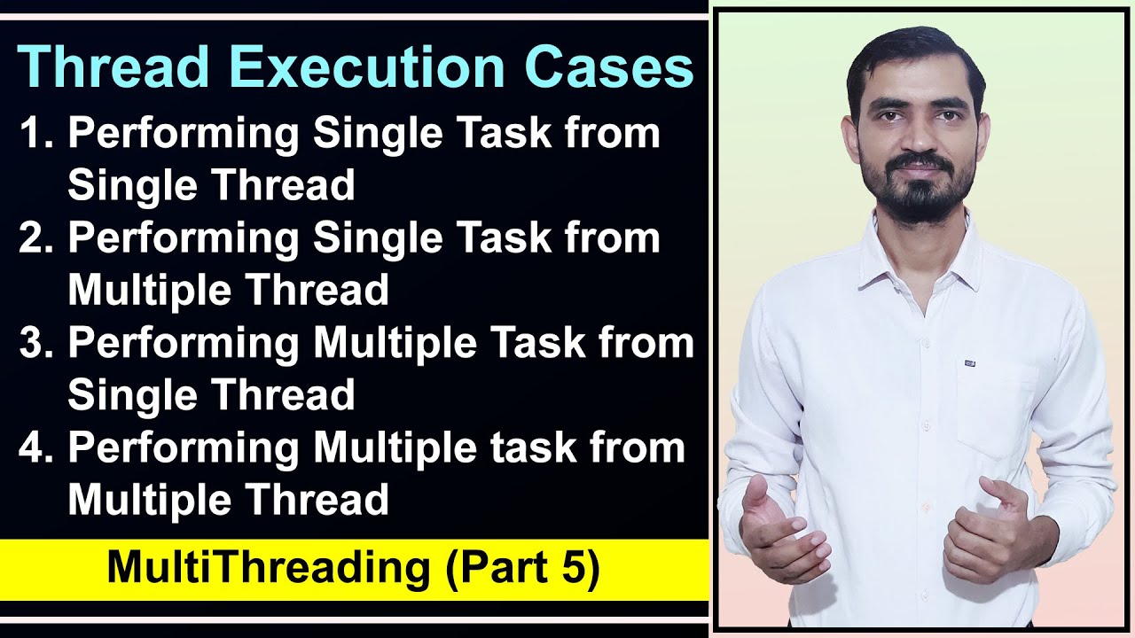 Multithreading in Java || Different cases of Executing Threads in Java by Deepak (Hindi)