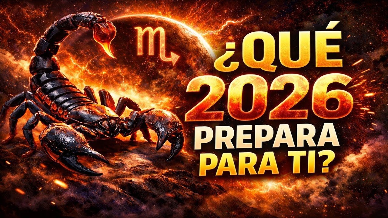 Escorpio♏: ¿Qué te prepara el 2026? El año de la muerte y el renacimiento