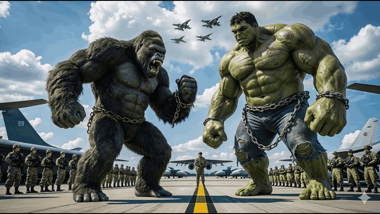 HULK VS KING KONG: THE DEADLY CARGO PLANE CRASH DEATHMATCH!