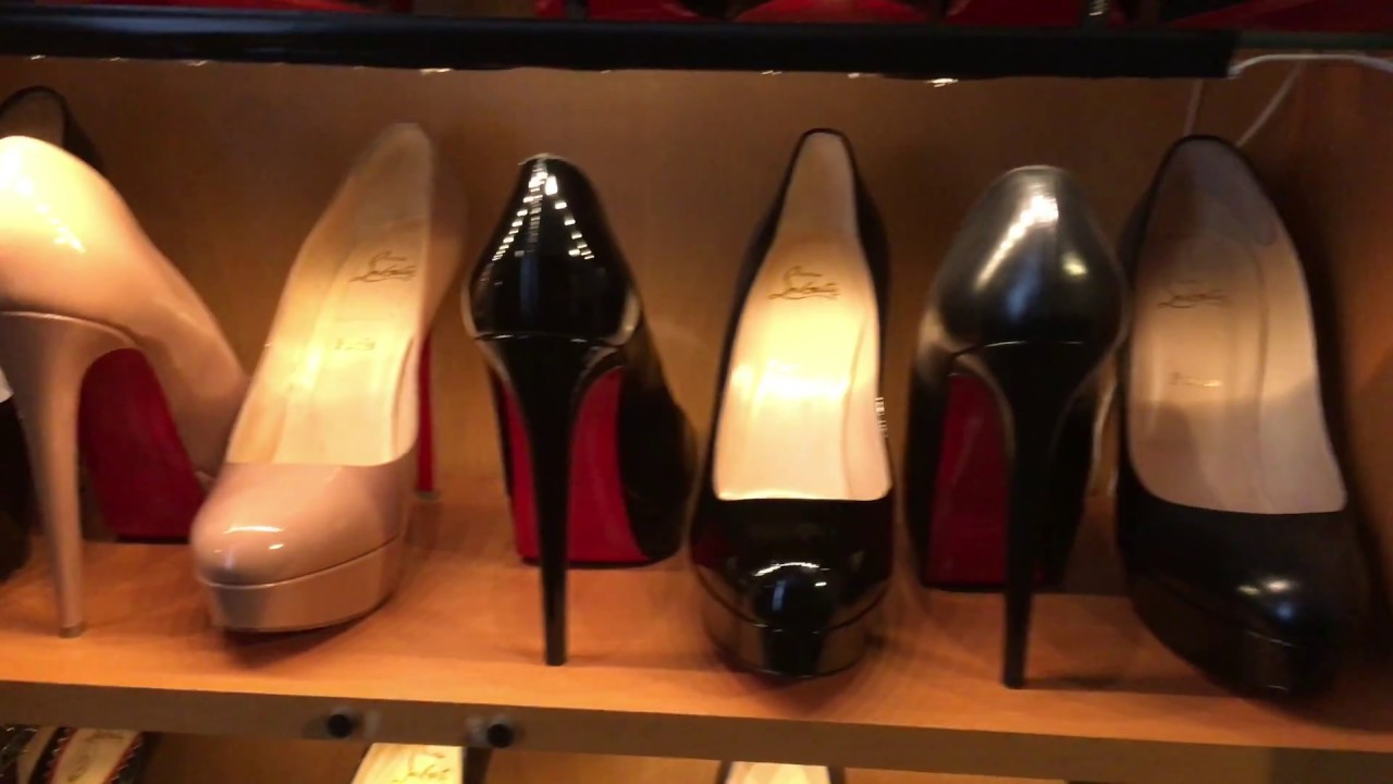 My Illuminated Designer Heels Shoe Collection Display Cabinet | Louboutin, YSL, Miu Miu..