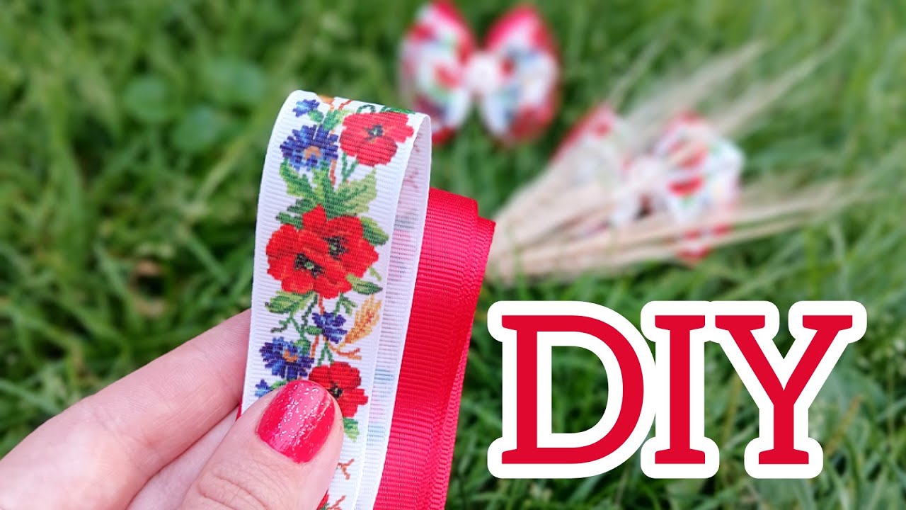 Бантики до вишиванки.🎀СУПЕР яскраво!!!🎀 Ukrainian bows 🇺🇦