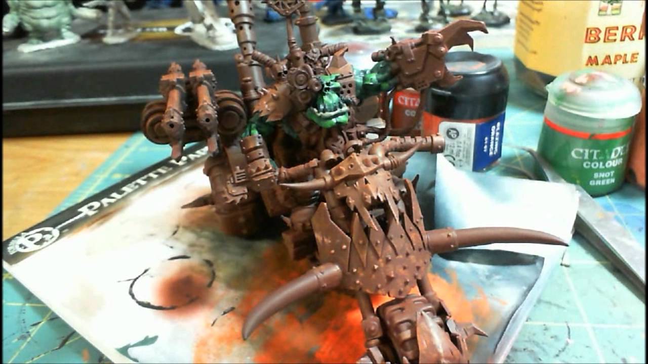 On the Bench: Ork Warboss on Bike