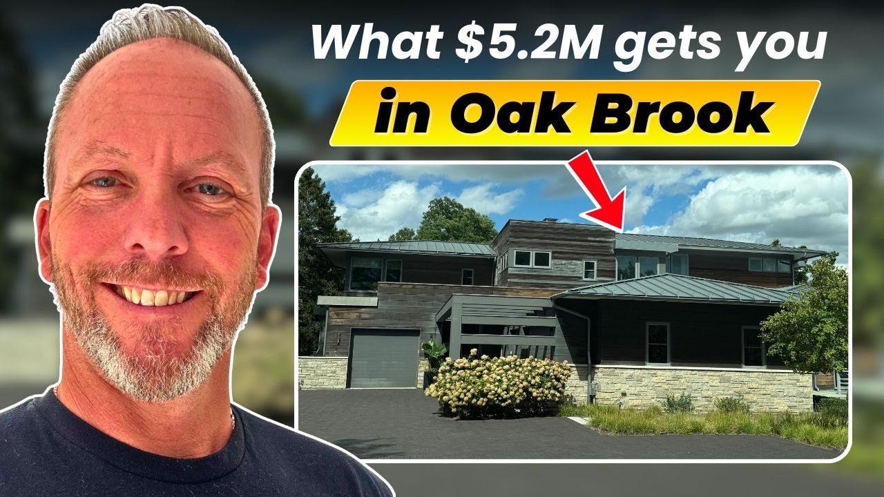 Oak Brook Illinois 5.2 Million Dollar Mansion Walk-Through