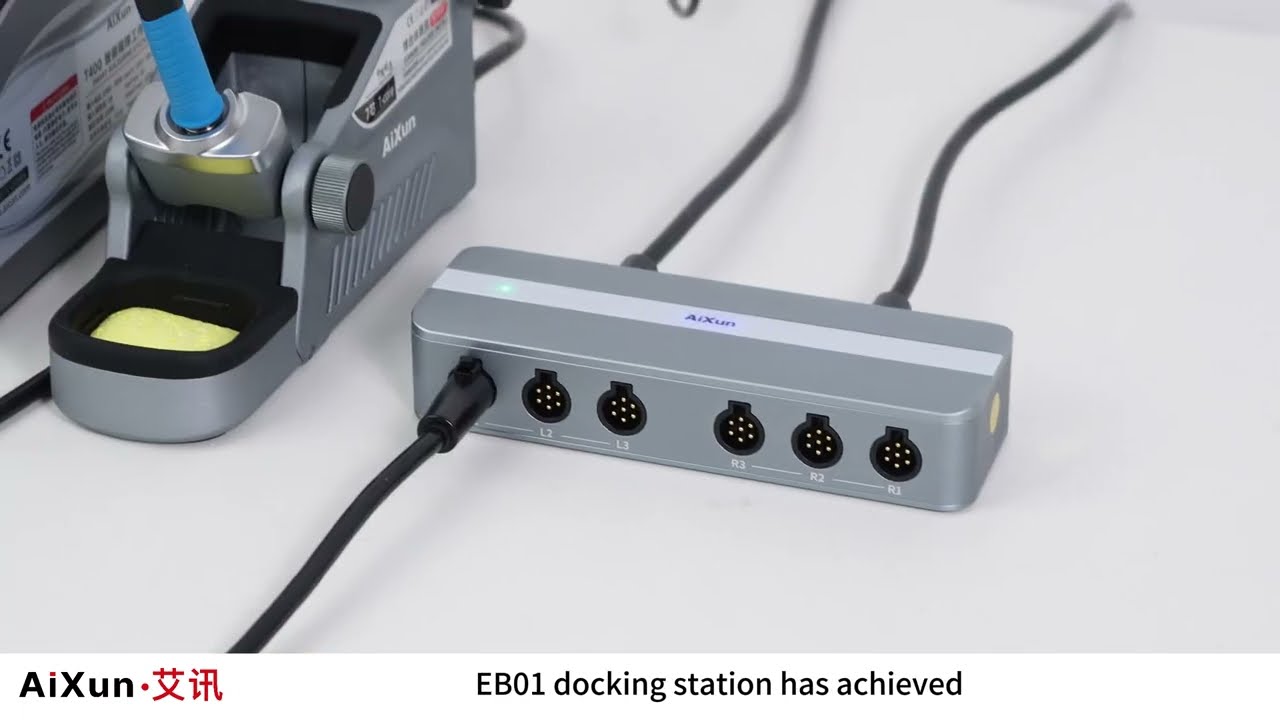 EB01 Docking Station with 6 Interfaces for Peripherals #aixun #EB01 #dockingstation